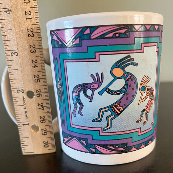 Legend of Kokopelli Flute Player Ceramic Mug ~ Native American ~ Southwest Motif - Picture 5 of 8